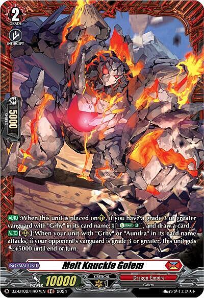 Melt Knuckle Golem Card Front