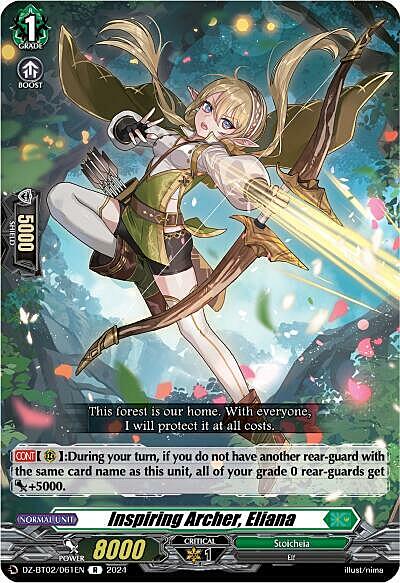 Inspiring Archer, Eliana Card Front