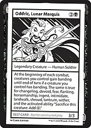 Oddric, Lunar Marquis