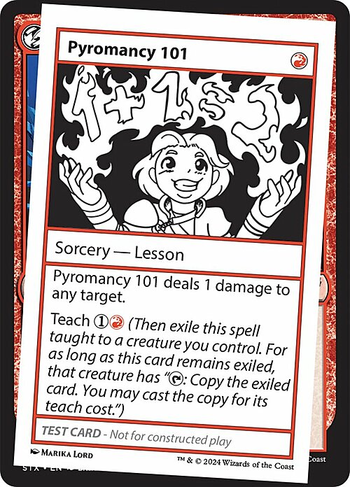 Pyromancy 101 Card Front