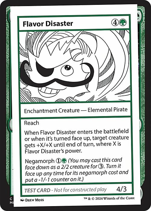 Flavor Disaster Card Front