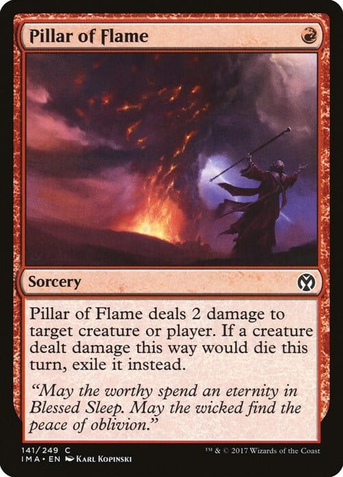 Pillar of Flame Card Front