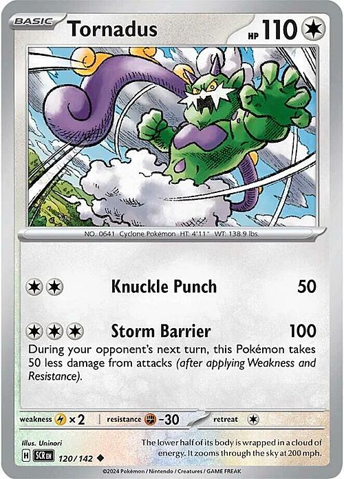 Tornadus Card Front