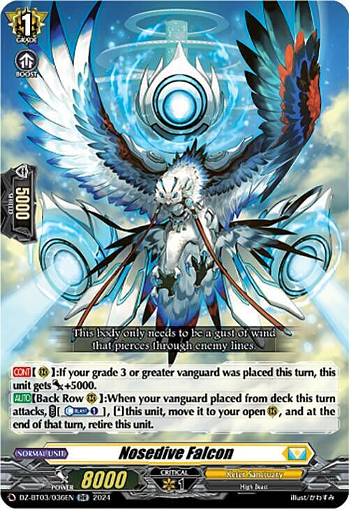 Nosedive Falcon Card Front