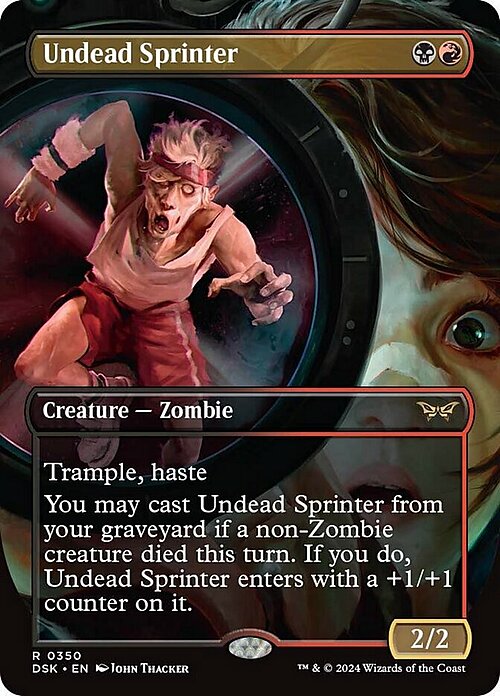 Undead Sprinter Card Front