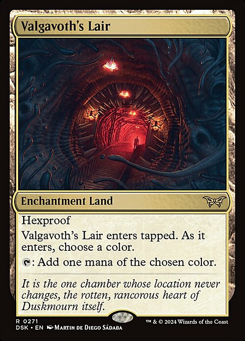 Valgavoth's Lair Card Front