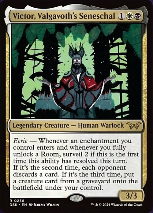 Victor, Valgavoth's Seneschal Card Front