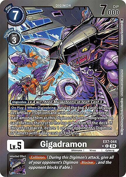 Gigadramon Card Front