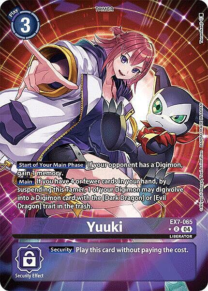 Yuuki Card Front