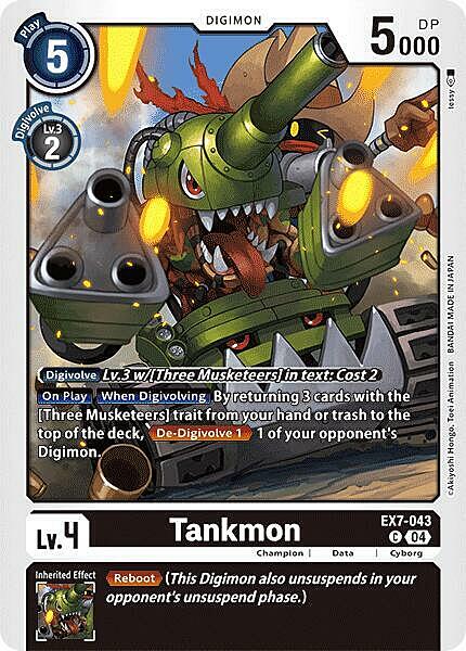 Tankmon Card Front