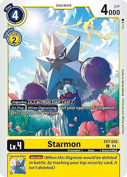 Starmon Card Front