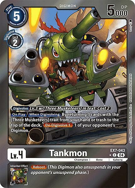 Tankmon Card Front