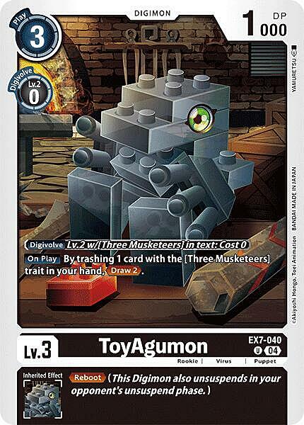 ToyAgumon Card Front