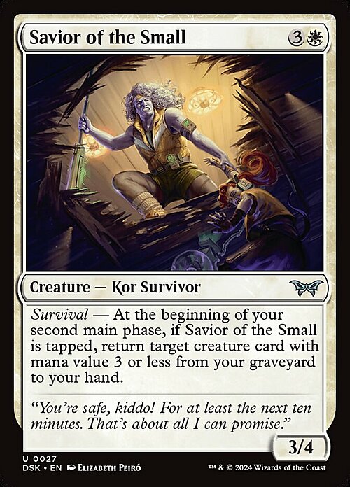 Savior of the Small Card Front