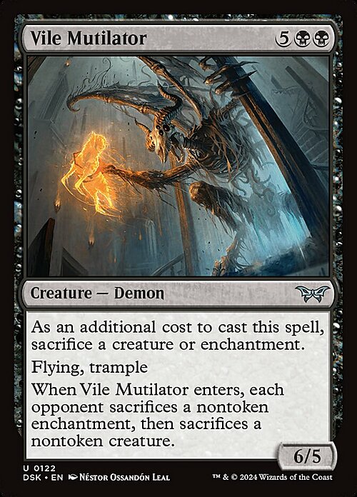 Vile Mutilator Card Front