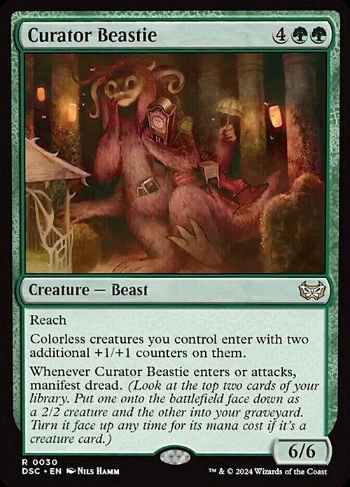 Curator Beastie Card Front