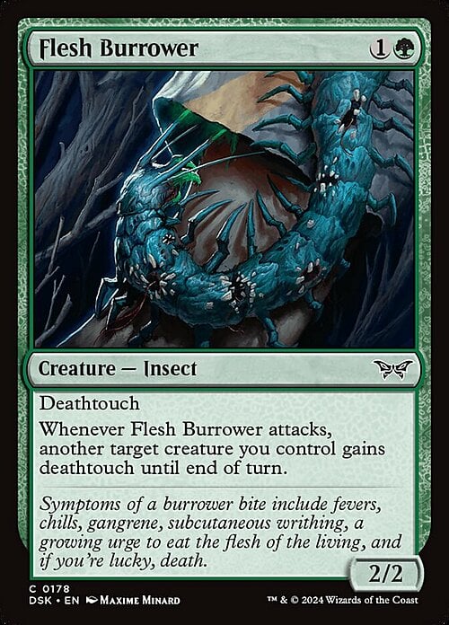 Flesh Burrower Card Front