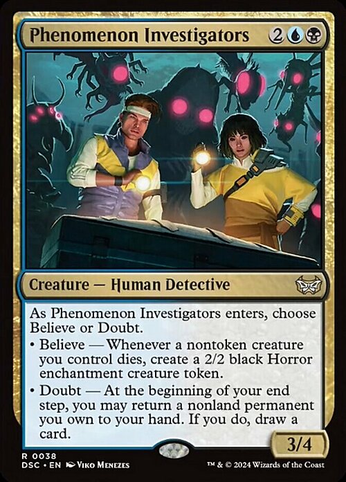 Phenomenon Investigators Card Front