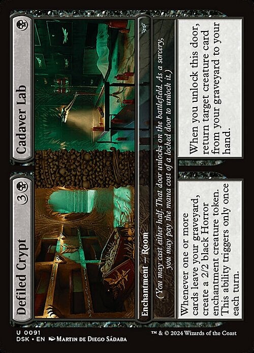 Defiled Crypt // Cadaver Lab Card Front