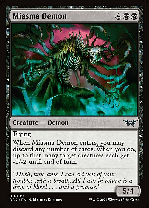 Miasma Demon Card Front