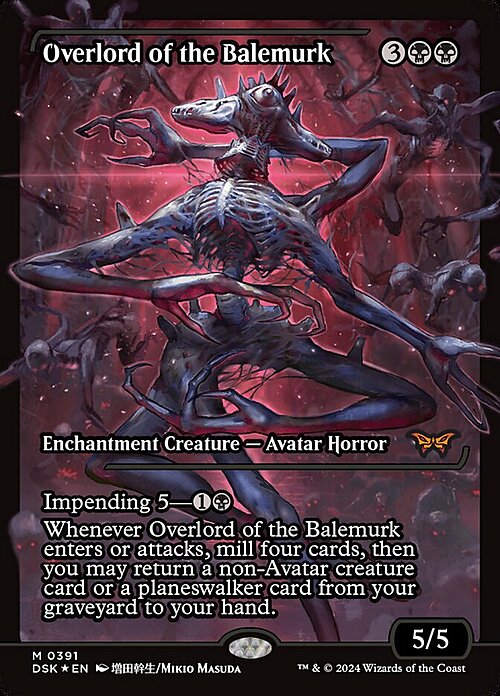 Overlord of the Balemurk Card Front