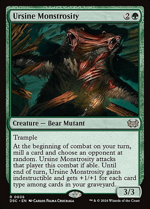 Ursine Monstrosity Card Front