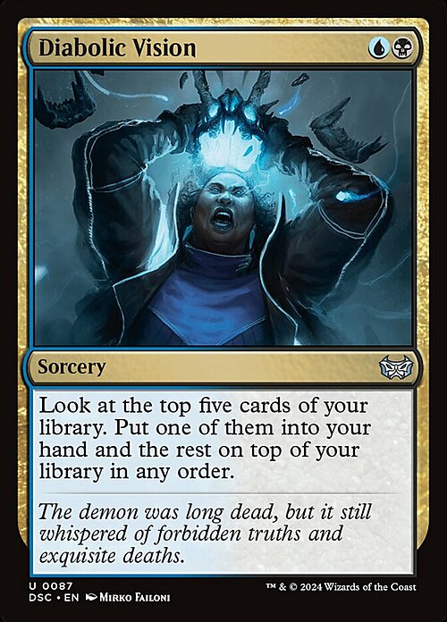 Diabolic Vision Card Front