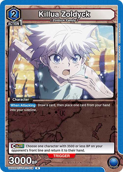 Killua Zoldyck Card Front