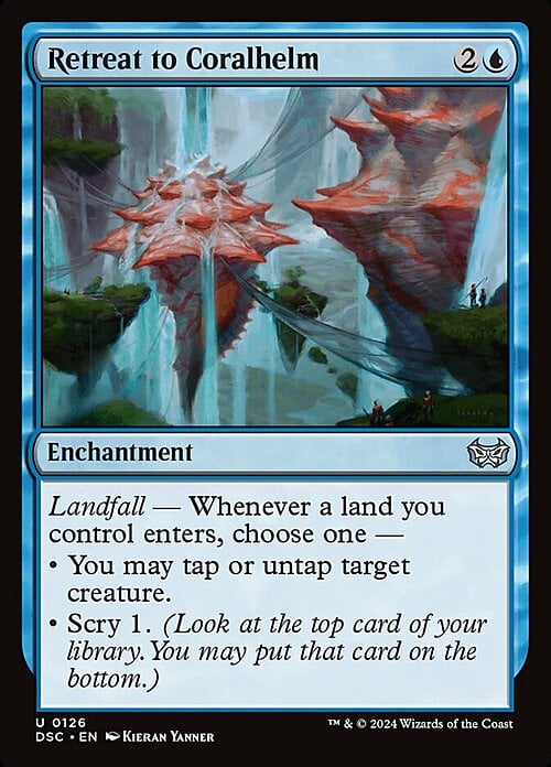 Retreat to Coralhelm Card Front