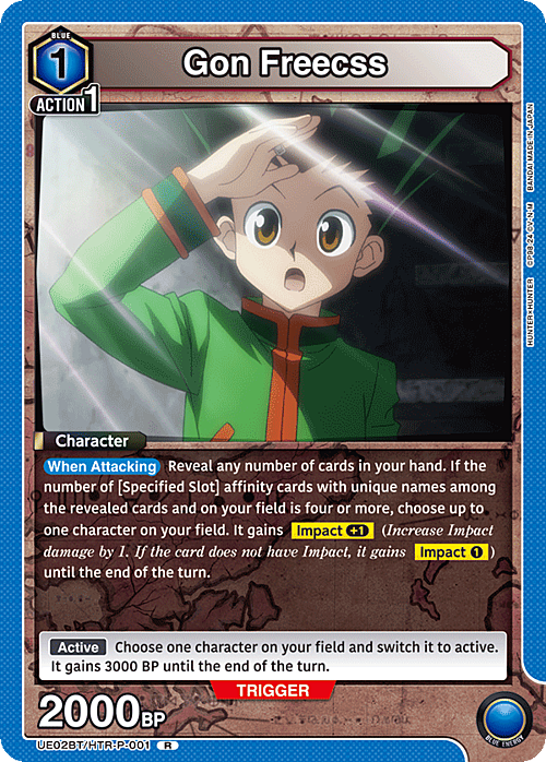 Gon Freecss Card Front