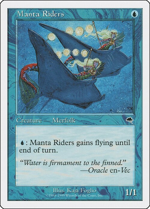 Manta Riders Card Front