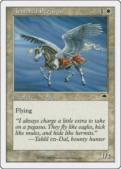 Armored Pegasus Card Front