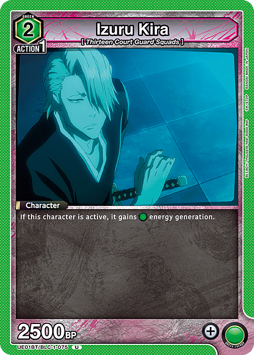 Izuru Kira Card Front