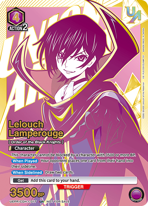 Lelouch Lamperouge Card Front