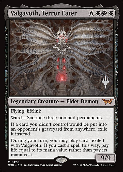 Valgavoth, Terror Eater Card Front