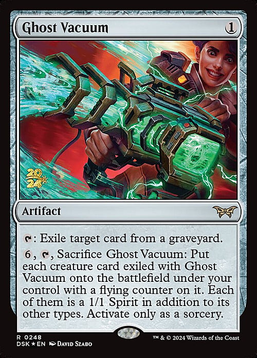 Ghost Vacuum Card Front