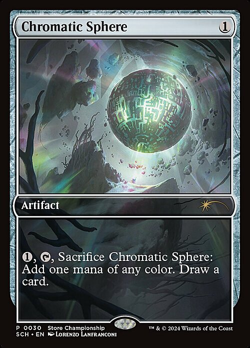 Chromatic Sphere Card Front