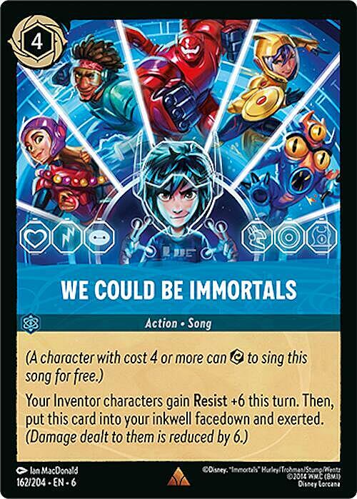 We Could Be Immortals Card Front