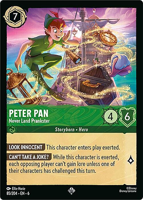 Peter Pan - Never Land Prankster Card Front