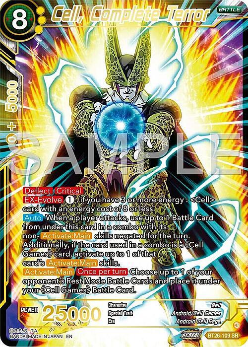 Cell, Complete Terror Card Front