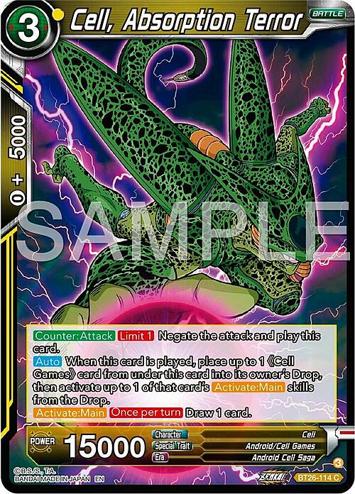 Cell, Absorption Terror Card Front