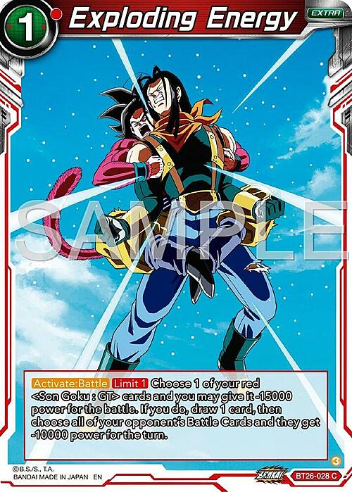 Exploding Energy Card Front