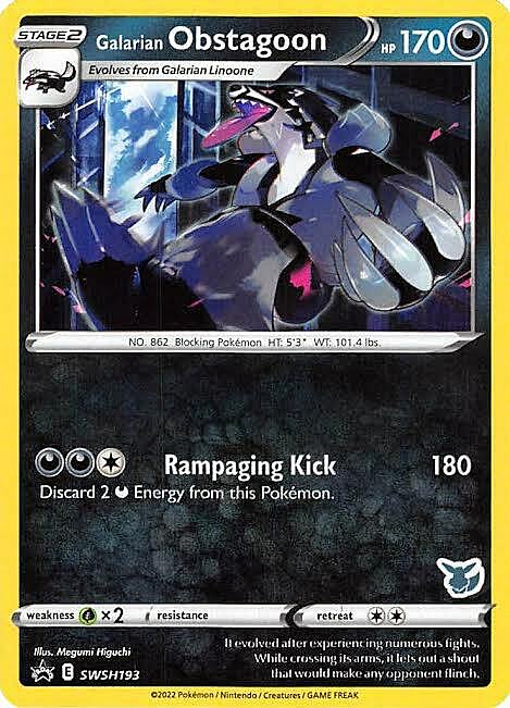 Galarian Obstagoon Card Front