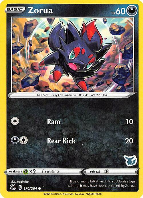 Zorua Card Front