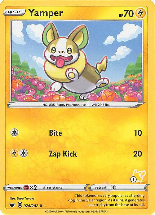 Yamper Card Front