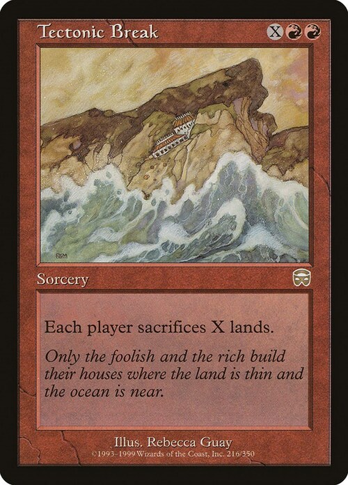 Tectonic Break Card Front