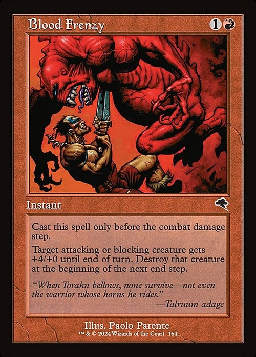 Blood Frenzy Card Front