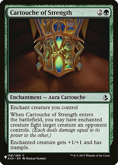 Cartouche of Strength Card Front