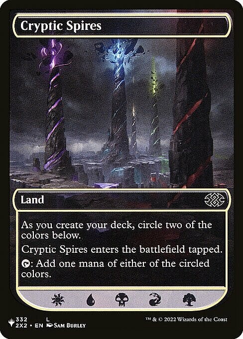 Cryptic Spires Card Front