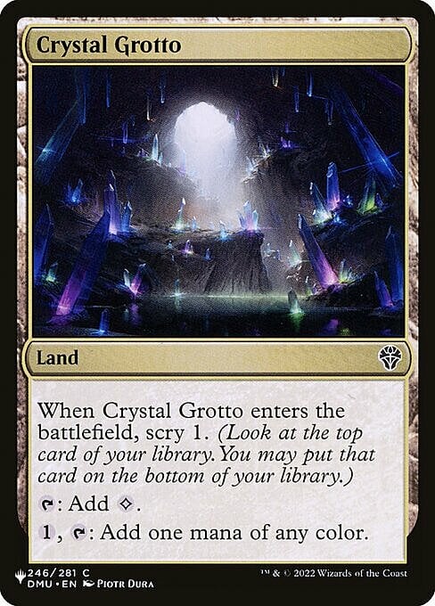 Crystal Grotto Card Front